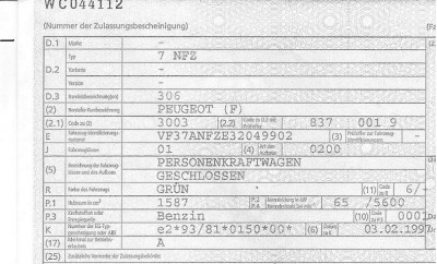 Fahrzeug Papiere  Daten Peugeot 306 001.jpg (202.51 KiB) 1867 mal betrachtet Fahrzeug Papiere  Daten Peugeot 306 001.jpg
