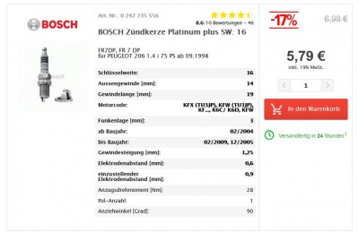 bosch zündkerze screen.jpg (63.31 KiB) 2104 mal betrachtet bosch zündkerze screen.jpg